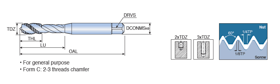 TPH454C05 M2X0.4